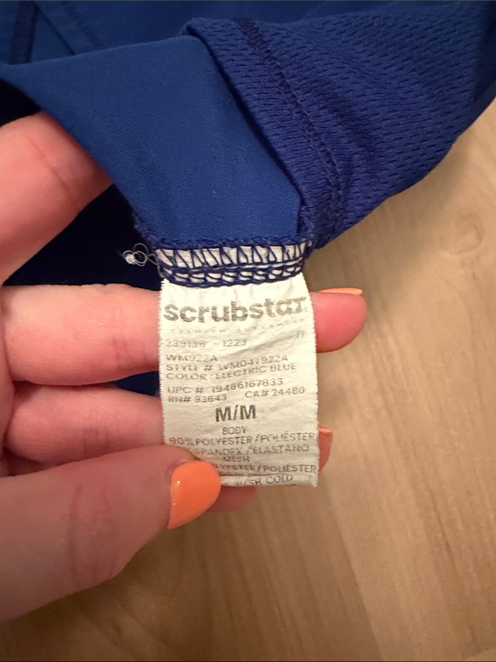Scrubstar Royal Blue Women's Scrub Set - Picture 2 of 2